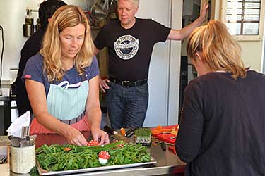 Kochen in der Lehrküche